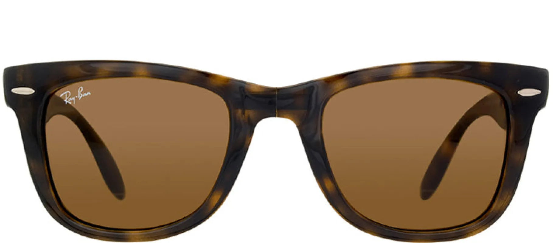 Ray-Ban RB 4105 710 Wayfarer Plastic Tortoise/ Havana Sunglasses with Green Lens sold by Gaffos