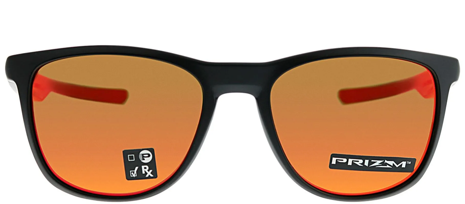 Oakley OO 9340 10 52 Square Plastic Grey Sunglasses with Ruby Iridium Lens sold by Gaffos