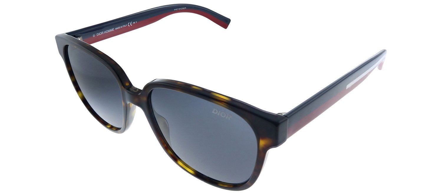 Dior CD DIORFLAG1 086 Square Plastic Havana Sunglasses with Grey Lens sold by Gaffos product image thumbnail 2