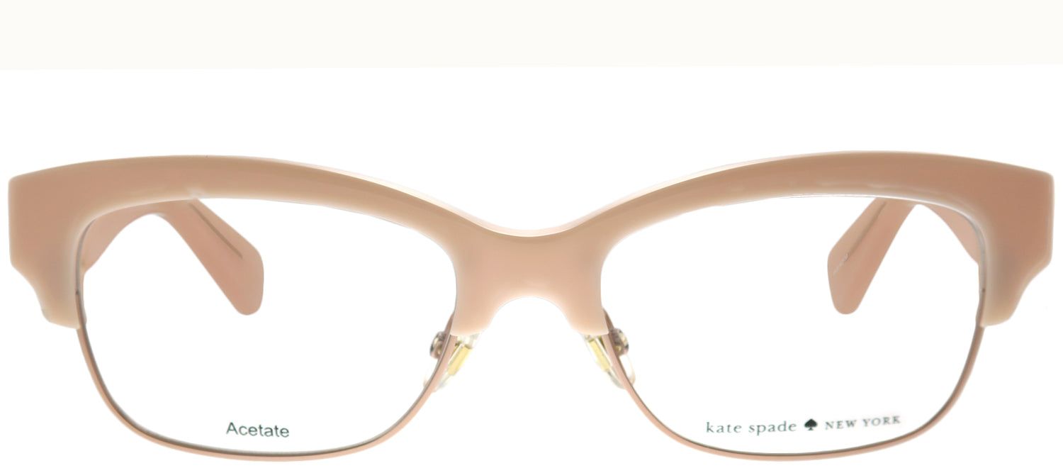 Kate Spade KS Shantal QPF Square Plastic Pink Eyeglasses with Demo Lens sold by Gaffos