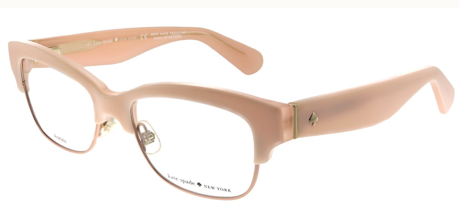 Kate Spade KS Shantal QPF Square Plastic Pink Eyeglasses with Demo Lens sold by Gaffos product image thumbnail 2
