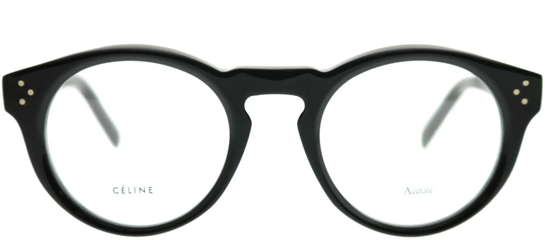 Celine CL 41381 807 Round Plastic Black Eyeglasses with Demo Lens sold by Gaffos