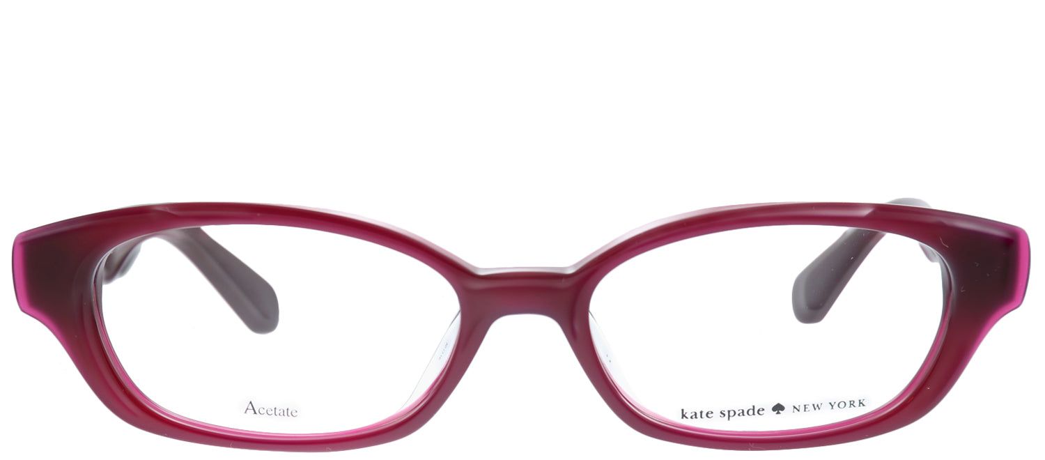 Kate Spade KS Amedia/F S1K Square Plastic Burgundy/ Red Eyeglasses with Demo Lens sold by Gaffos