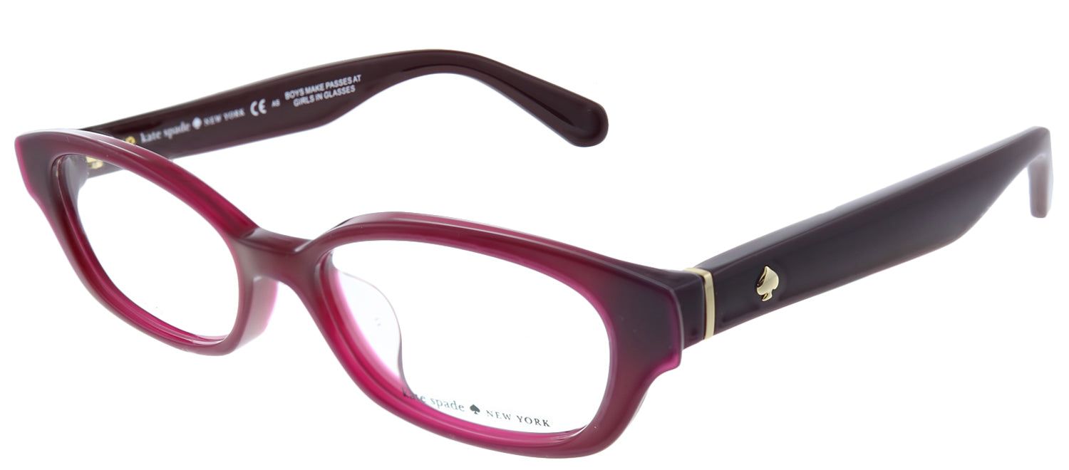 Kate Spade KS Amedia/F S1K Square Plastic Burgundy/ Red Eyeglasses with Demo Lens sold by Gaffos product image thumbnail 2