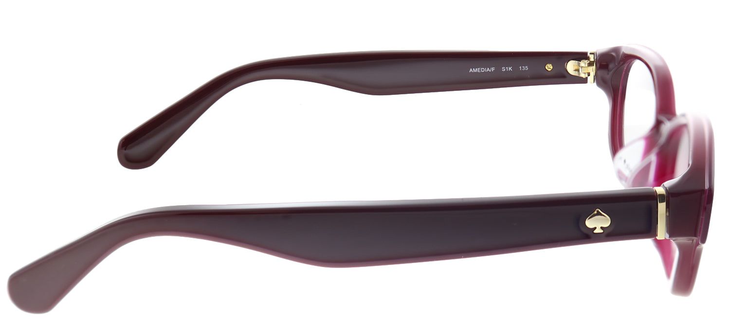 Kate Spade KS Amedia/F S1K Square Plastic Burgundy/ Red Eyeglasses with Demo Lens sold by Gaffos product image thumbnail 3