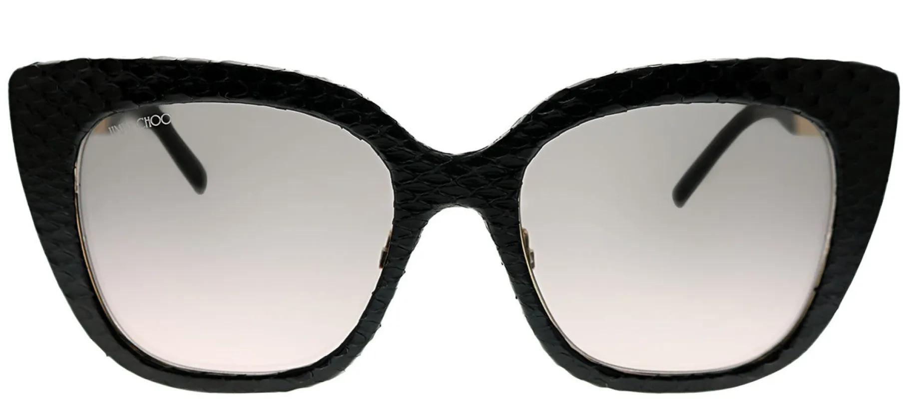 Jimmy Choo JC Nita J7V Cat-Eye Plastic Black Sunglasses with Grey Gradient Lens sold by Gaffos