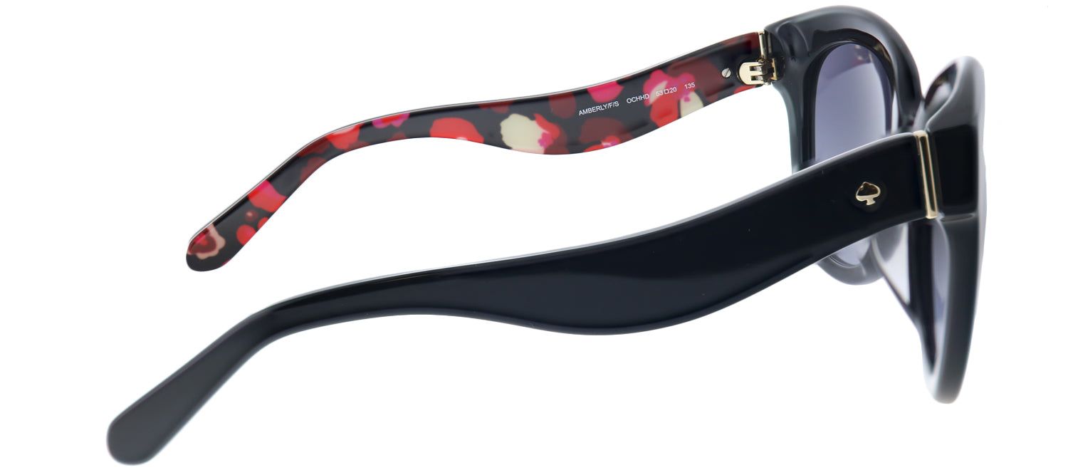 Kate Spade KS Amberly/F/S OCH Cat-Eye Plastic Black Sunglasses with Grey Gradient Lens sold by Gaffos product image thumbnail 3