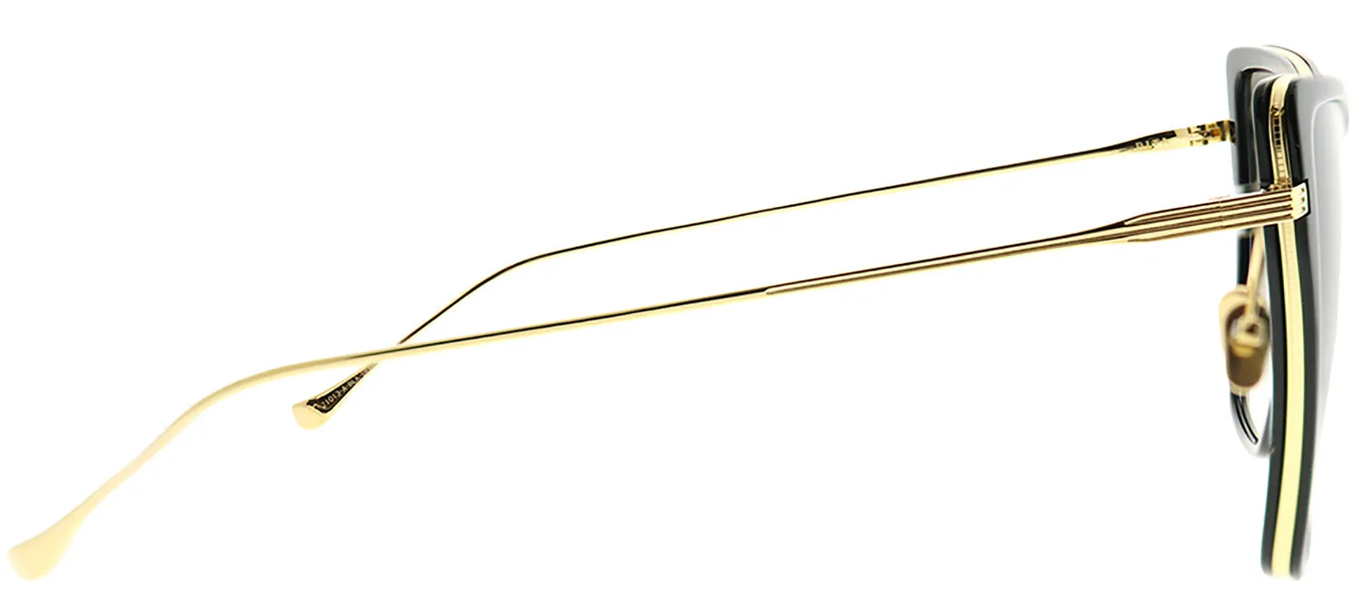 Dita Sunbird DT 21013-A-BLK-GLD Cat-Eye Metal Black Sunglasses with Dark Grey Gradient AR Lens sold by Gaffos product image thumbnail 3