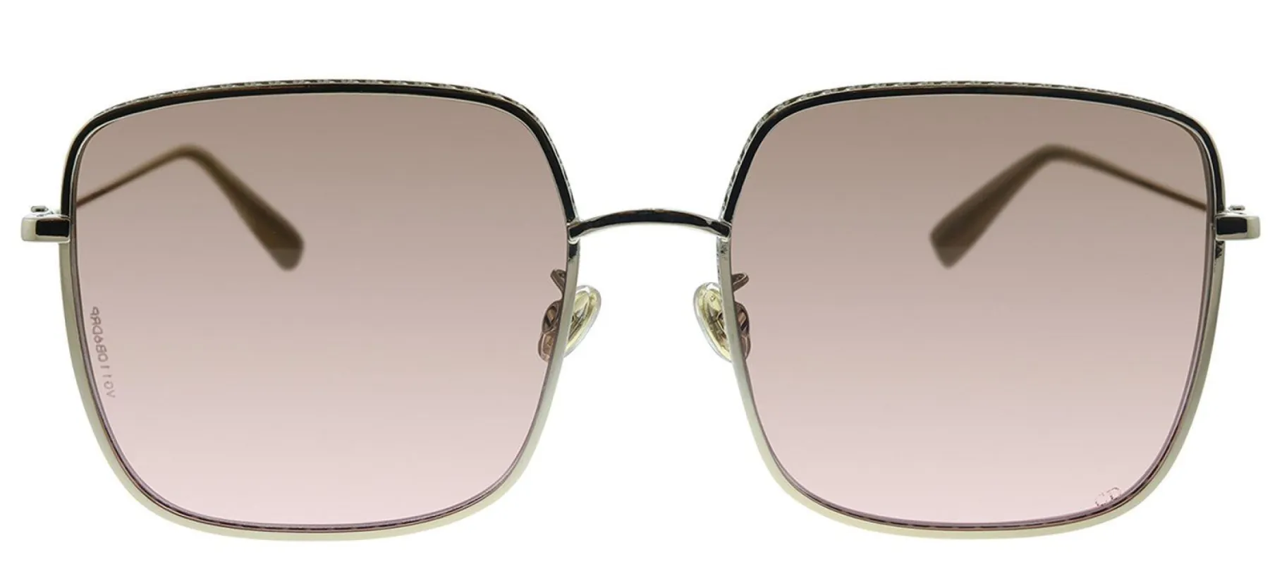 Dior CD BYDIOR3FS 3YG Square Metal Gold Sunglasses with Brown Gradient Lens sold by Gaffos