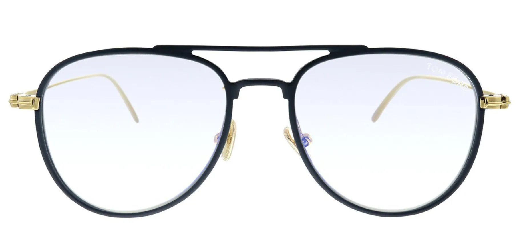 Tom Ford FT 5666B 002 Pilot Plastic Black Eyeglasses with Demo Lens sold by Gaffos