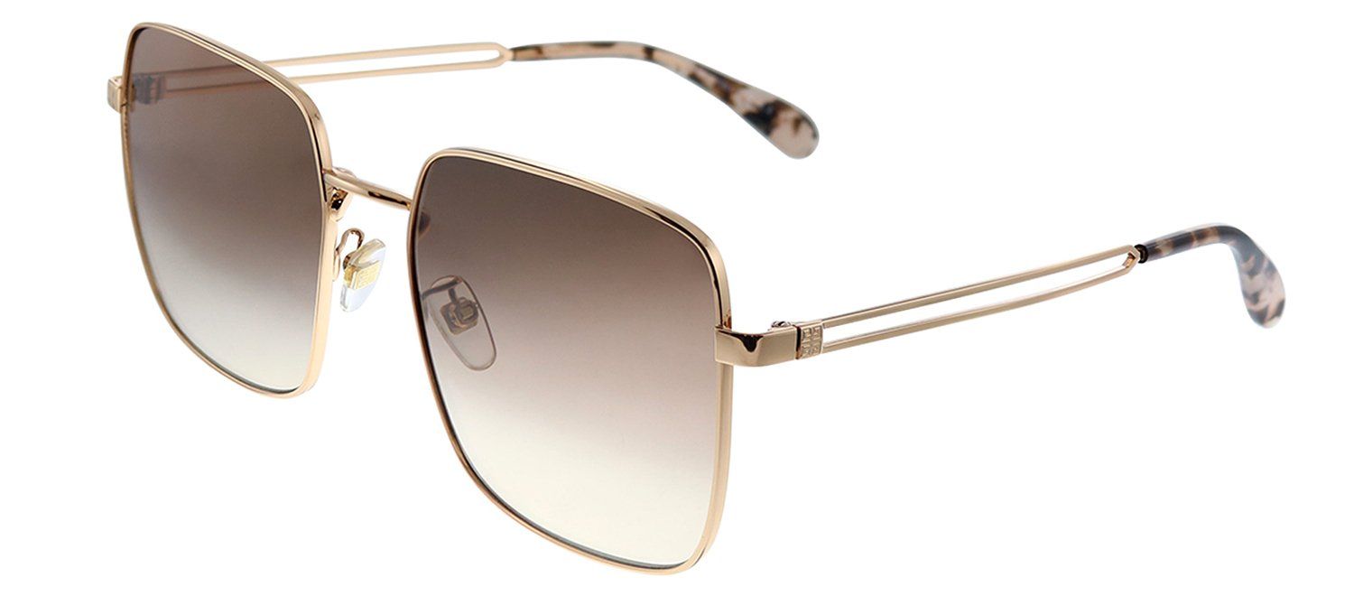 Givenchy GV 7148/F/S DDB Square Metal Gold Sunglasses with Brown Gradient Lens sold by Gaffos product image thumbnail 2