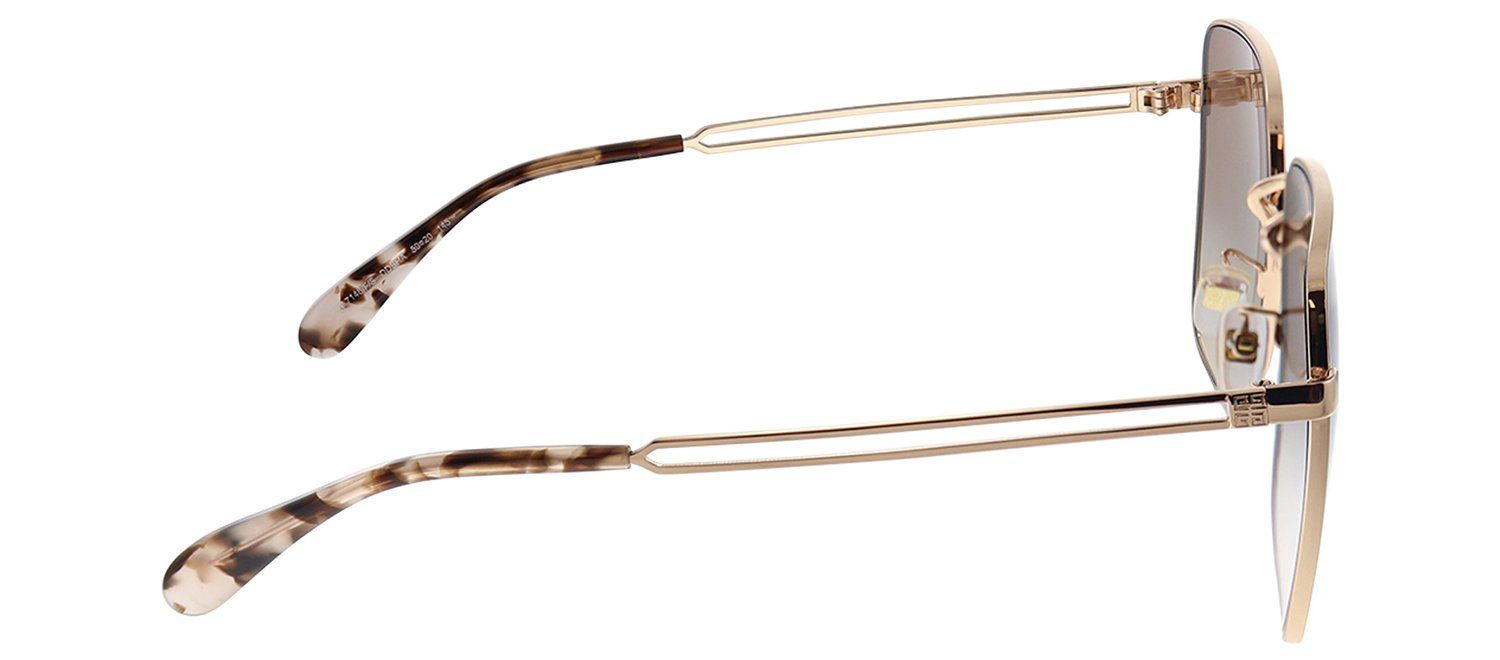 Givenchy GV 7148/F/S DDB Square Metal Gold Sunglasses with Brown Gradient Lens sold by Gaffos product image thumbnail 3