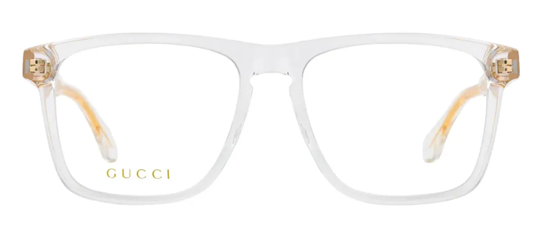 Gucci GG 0561ON 005 Square Plastic Clear Eyeglasses with Logo Stamped Demo Lenses sold by Gaffos