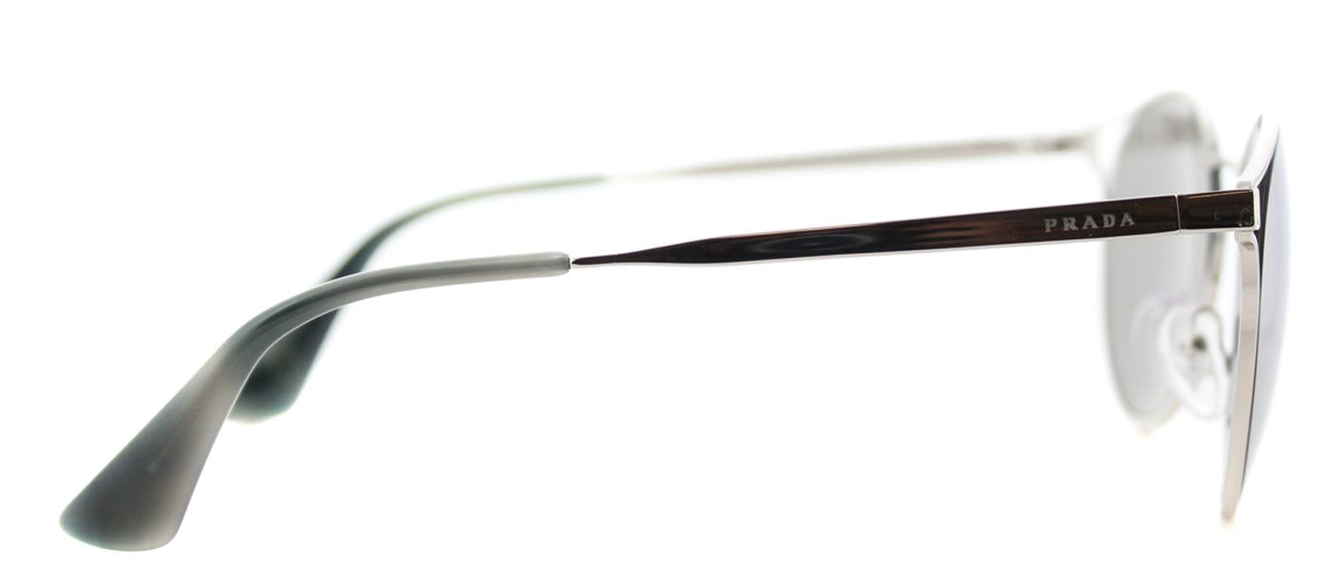 Prada PR 62SS 1BC2B0 Round Metal Silver Sunglasses with Silver Mirror Lens sold by Gaffos product image thumbnail 3