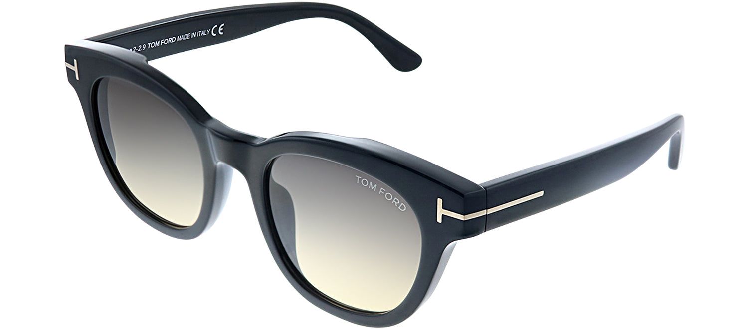 Tom Ford TF 616 01C Cat-Eye Plastic Black Sunglasses with Grey Gradient Lens sold by Gaffos product image thumbnail 2