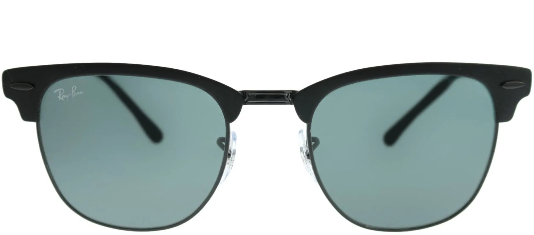 Ray-Ban RB 3716 186/R5 Clubmaster Metal Black Sunglasses with Blue Lens sold by Gaffos