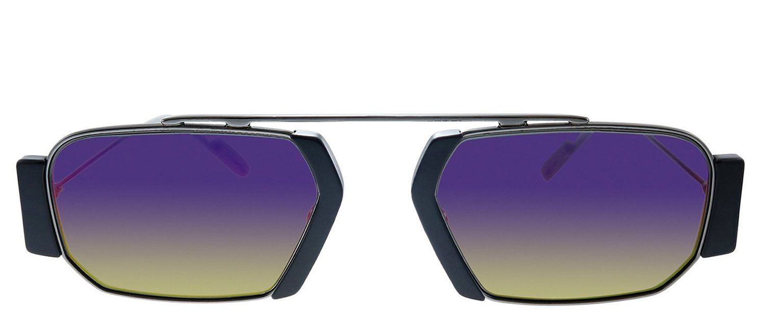 Dior Homme CD CHROMA2 V81 Rectangle Metal Black Sunglasses with Multicolor Gradient Lens sold by Gaffos