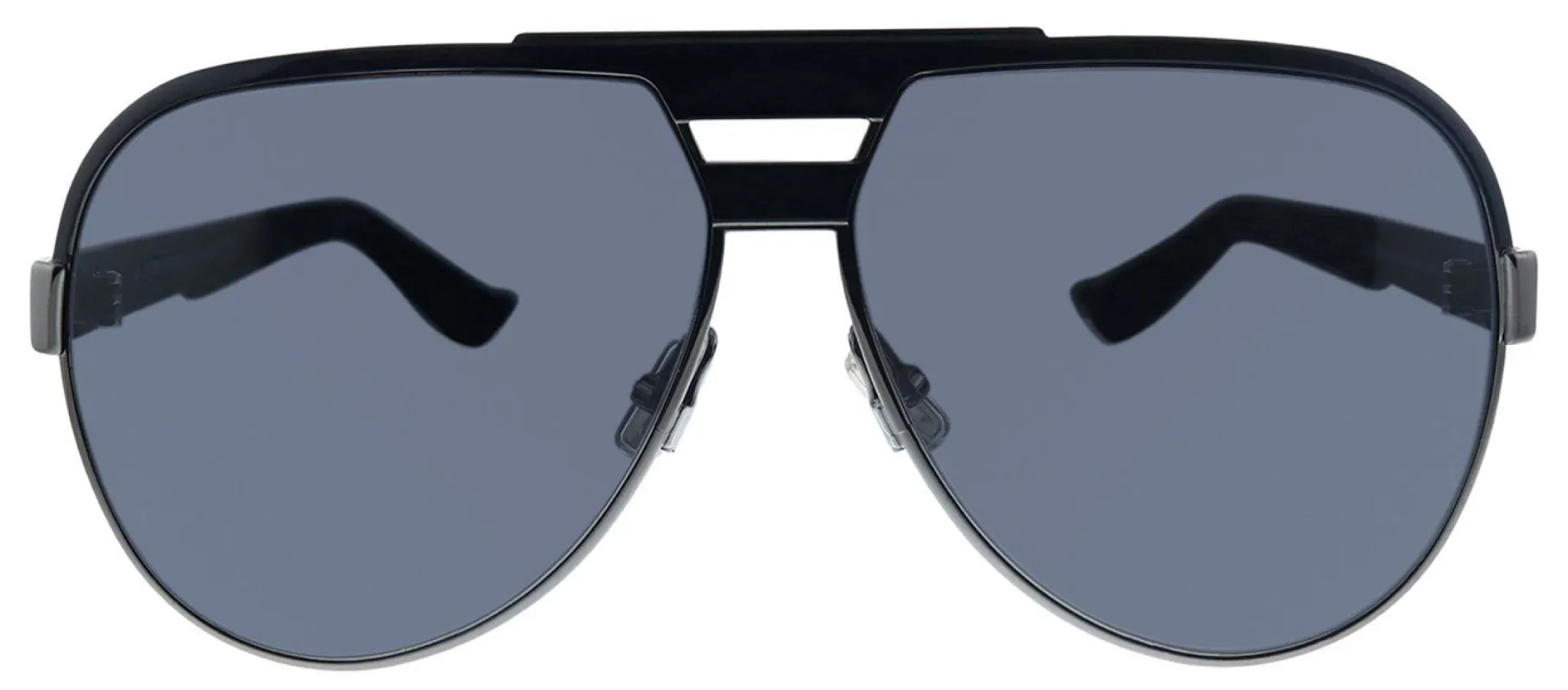 Dior CD DIORRORERUNNER V81 Aviator Metal Ruthenium Sunglasses with Grey Lens sold by Gaffos