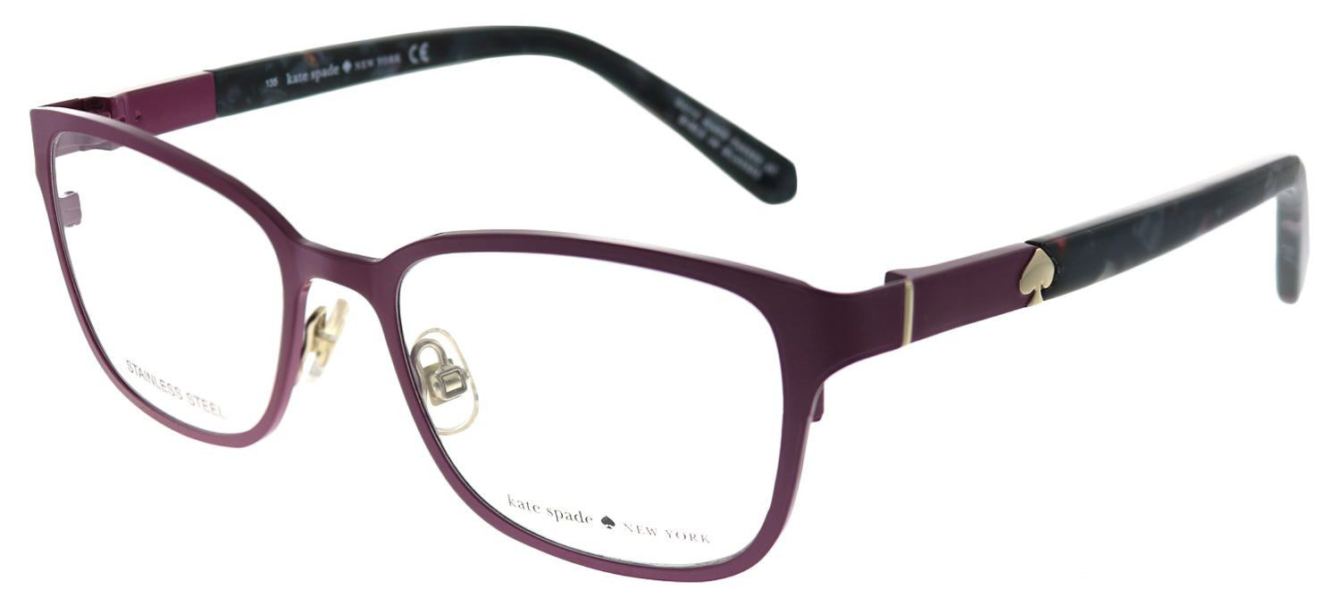 Kate Spade KS Ninette JCQ Square Metal Pink Eyeglasses with Demo Lens sold by Gaffos product image thumbnail 2
