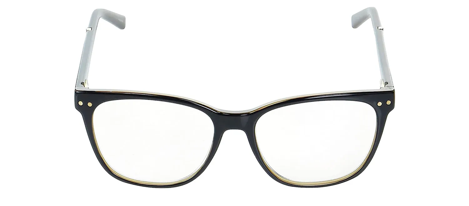 Kate Spade KS Joyanne 807 Square Plastic Black Eyeglasses with Clear Blue Block Lens sold by Gaffos