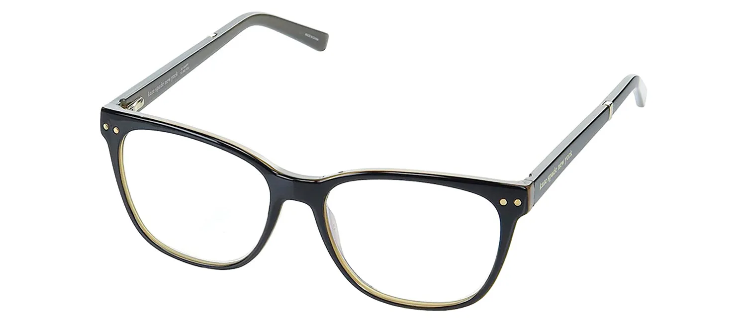 Kate Spade KS Joyanne 807 Square Plastic Black Eyeglasses with Clear Blue Block Lens sold by Gaffos product image thumbnail 2