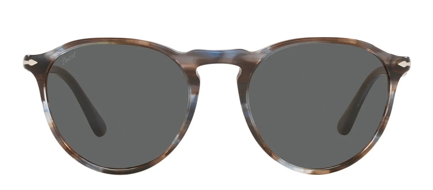Persol PO 3286S 1155B1 Phantos Plastic Grey Sunglasses with Dark Grey Lens sold by Gaffos