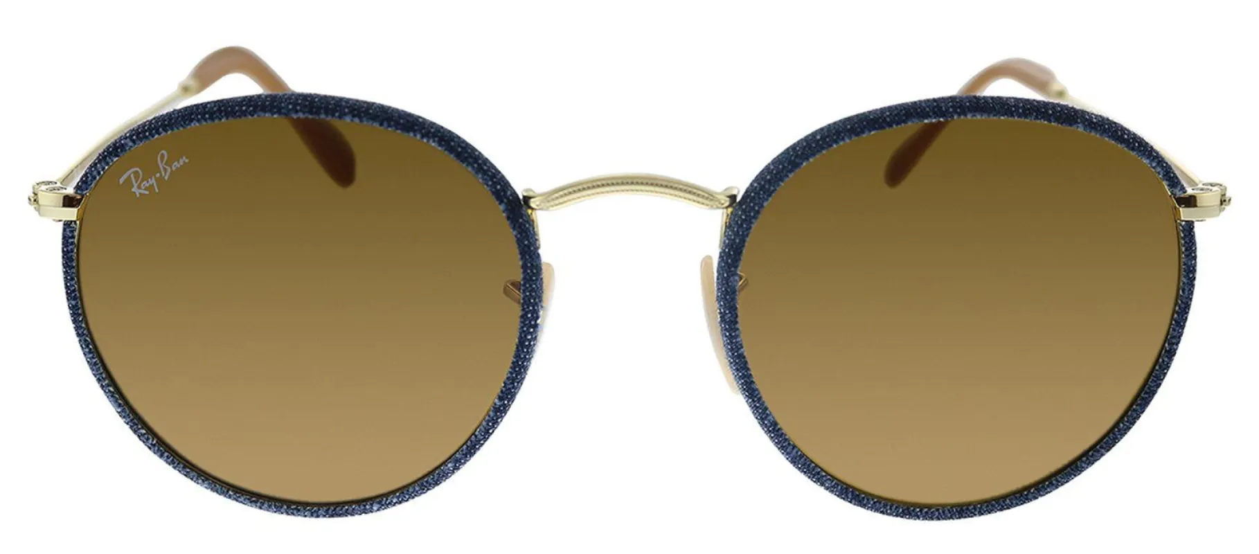 Ray-Ban Round Craft RB 3475Q 919233 Oval Metal Blue Sunglasses with Brown Lens sold by Gaffos