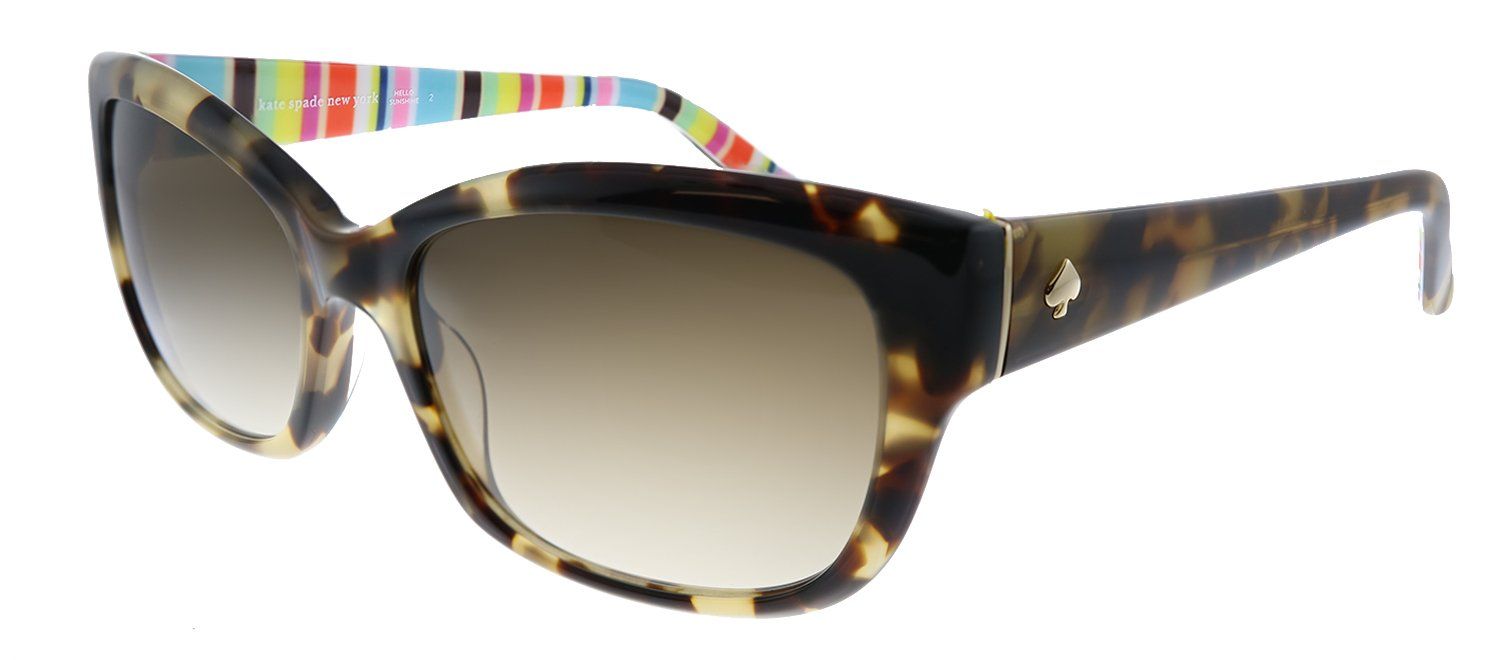 Kate Spade New York KS JOHANNA/S X03 Y6 Square Plastic Tortoise Sunglasses with Brown Gradient Lens sold by Gaffos product image thumbnail 2