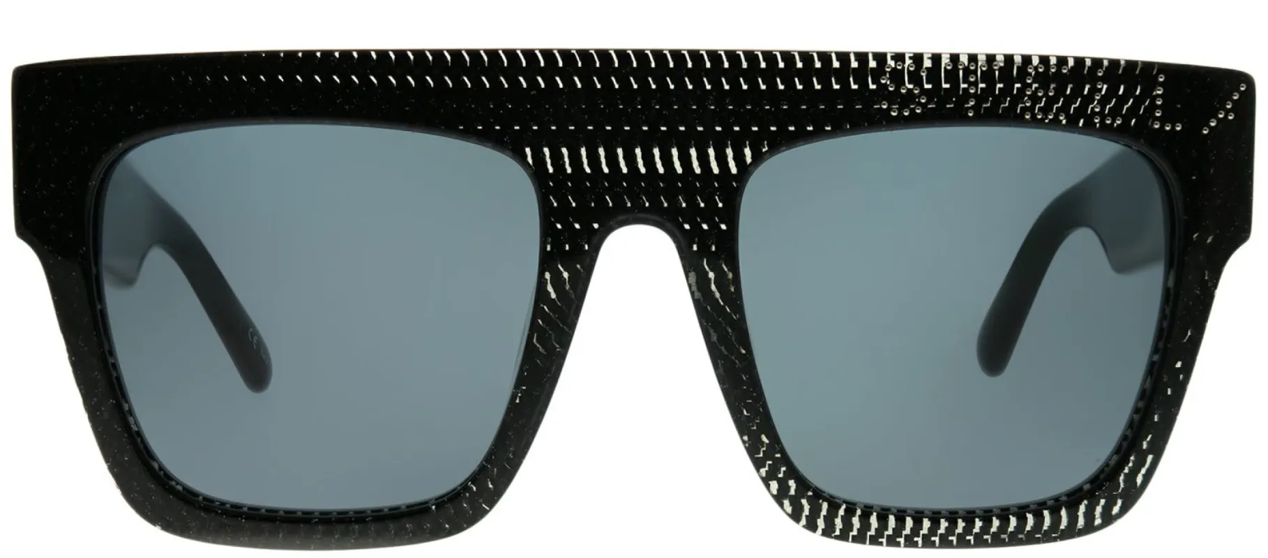 Stella McCartney SC 0170S 004 Rectangle Plastic Black Sunglasses with Grey Lens sold by Gaffos