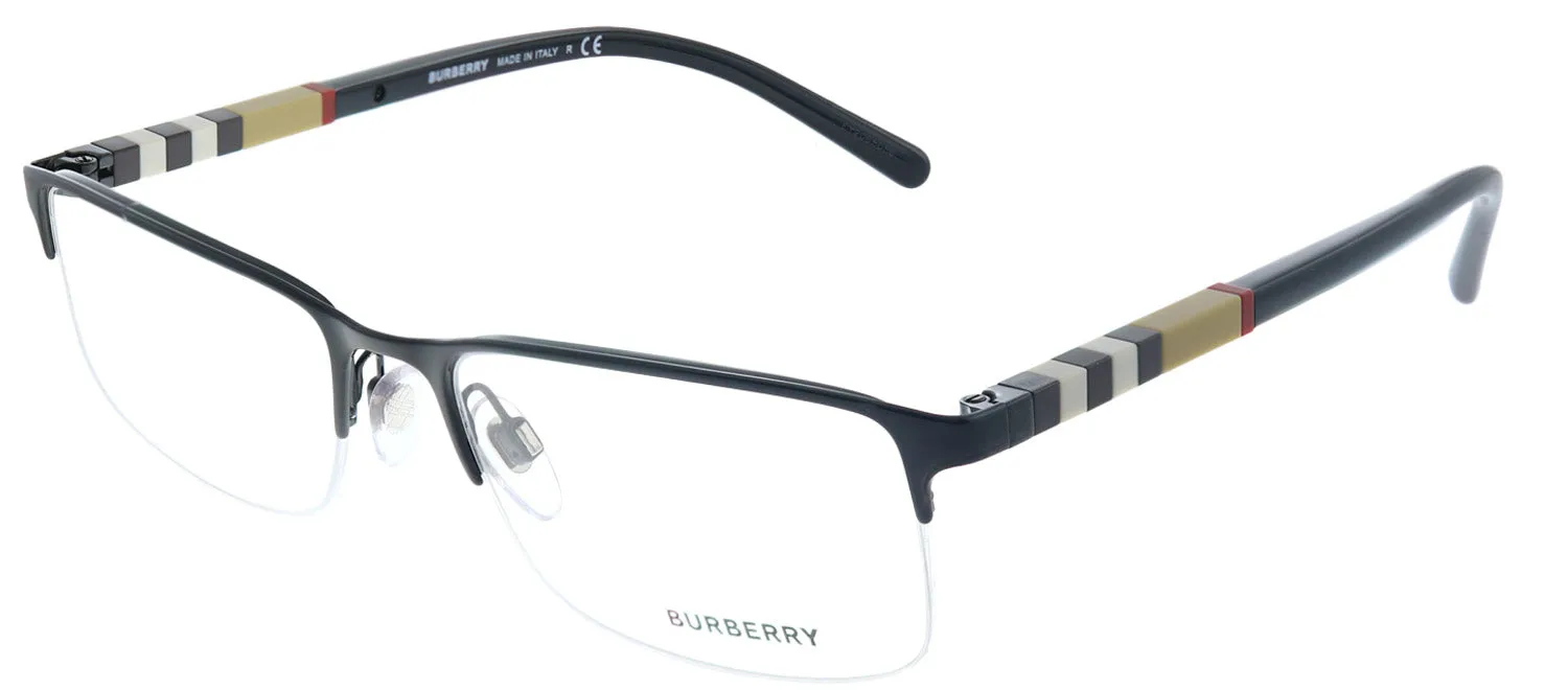 Burberry BE 1282 1001 Semi-Rimless Metal Burgundy/ Red Eyeglasses with Demo Lens sold by Gaffos product image thumbnail 2