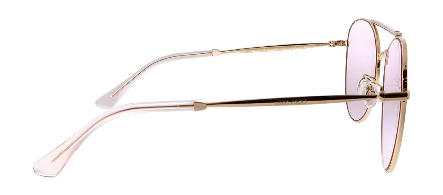 Jimmy Choo JC ABBIE/G/S W66 Q4 Pilot Metal Gold Sunglasses with Pink Lens sold by Gaffos product image thumbnail 3