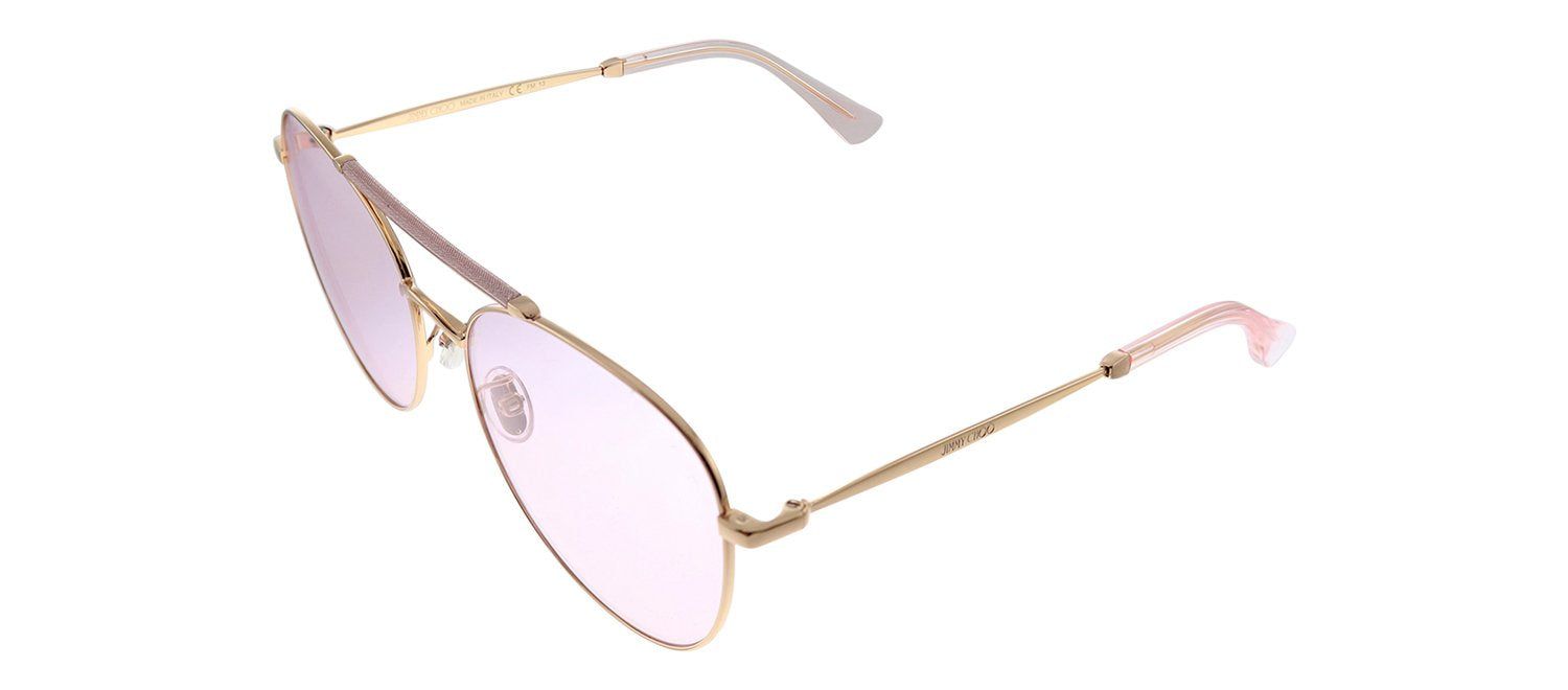 Jimmy Choo JC ABBIE/G/S W66 Q4 Pilot Metal Gold Sunglasses with Pink Lens sold by Gaffos product image thumbnail 2