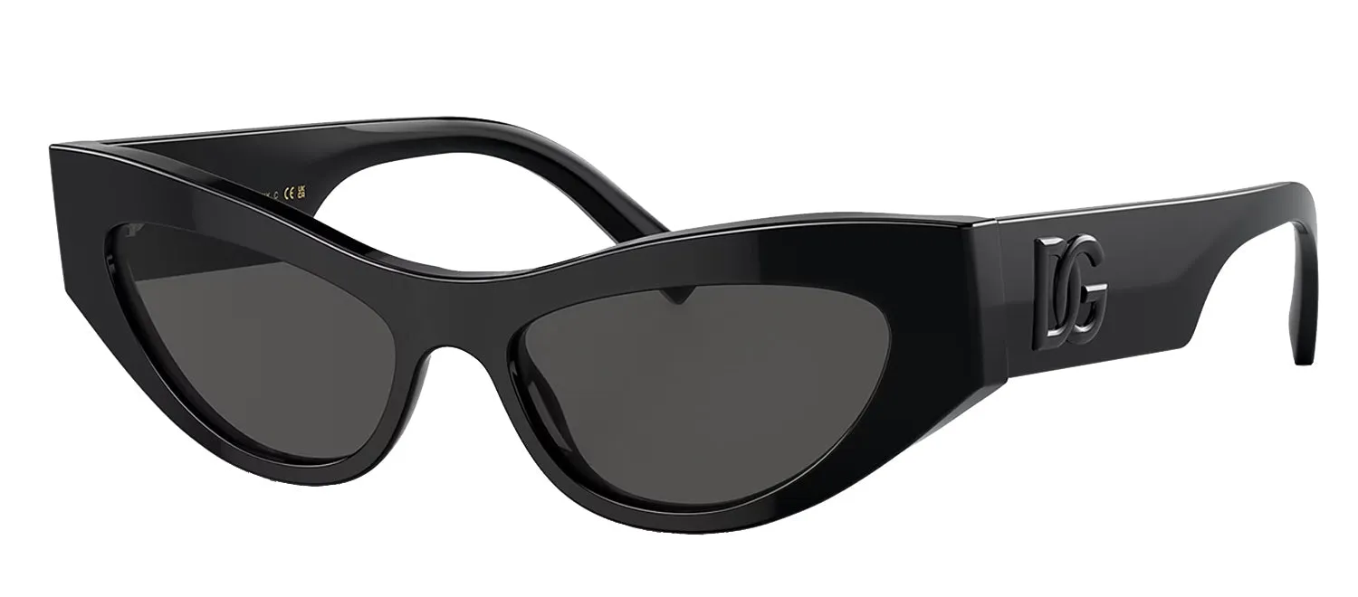 Dolce & Gabbana DG 4450 501/87 Cat-Eye Plastic Black Sunglasses with Grey Lens sold by Gaffos product image thumbnail 2
