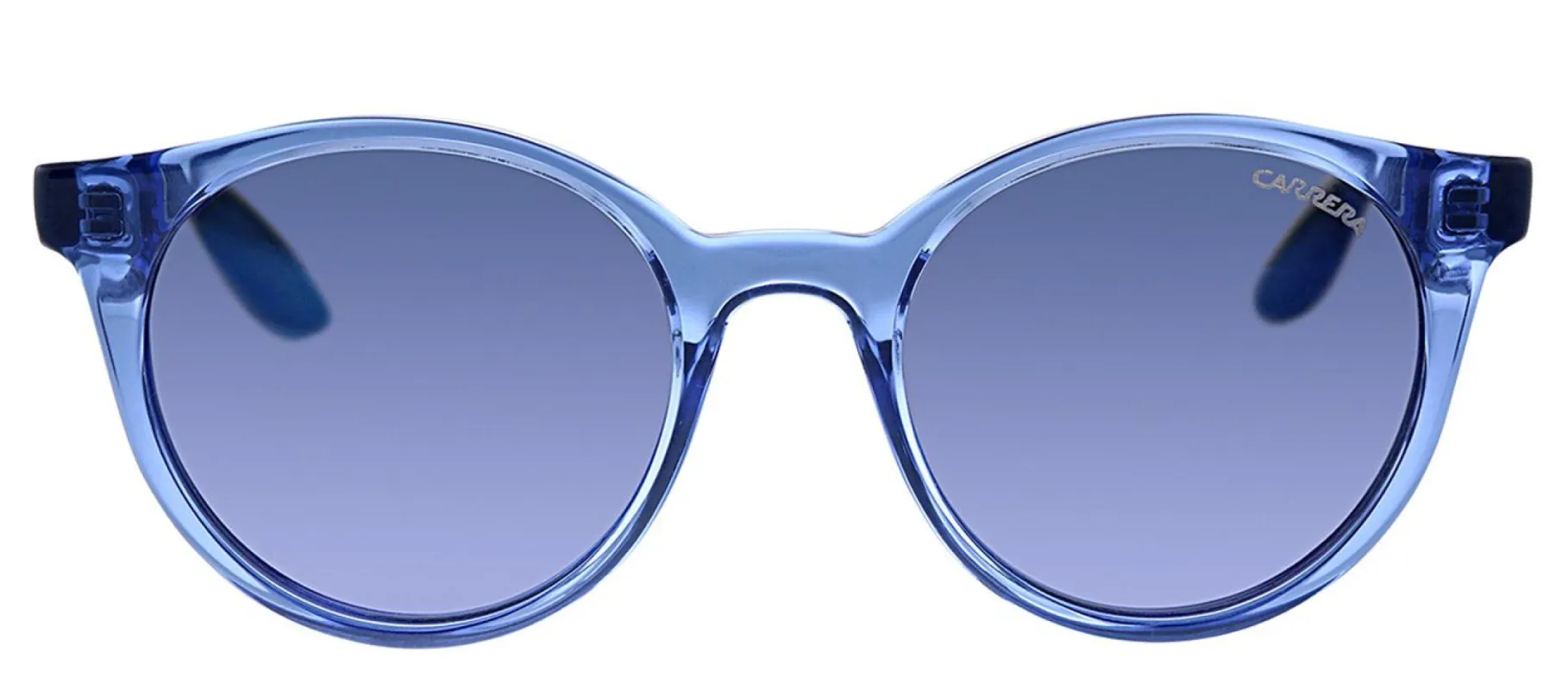 Carrera CA Carrerino14 KNQ Round Plastic Blue Sunglasses with Blue Mirror Lens made by Gaffos