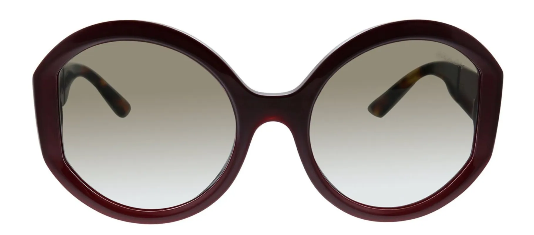 Prada PR 22XS UAN0A7 Round Plastic Black Sunglasses with Grey Lens sold by Gaffos