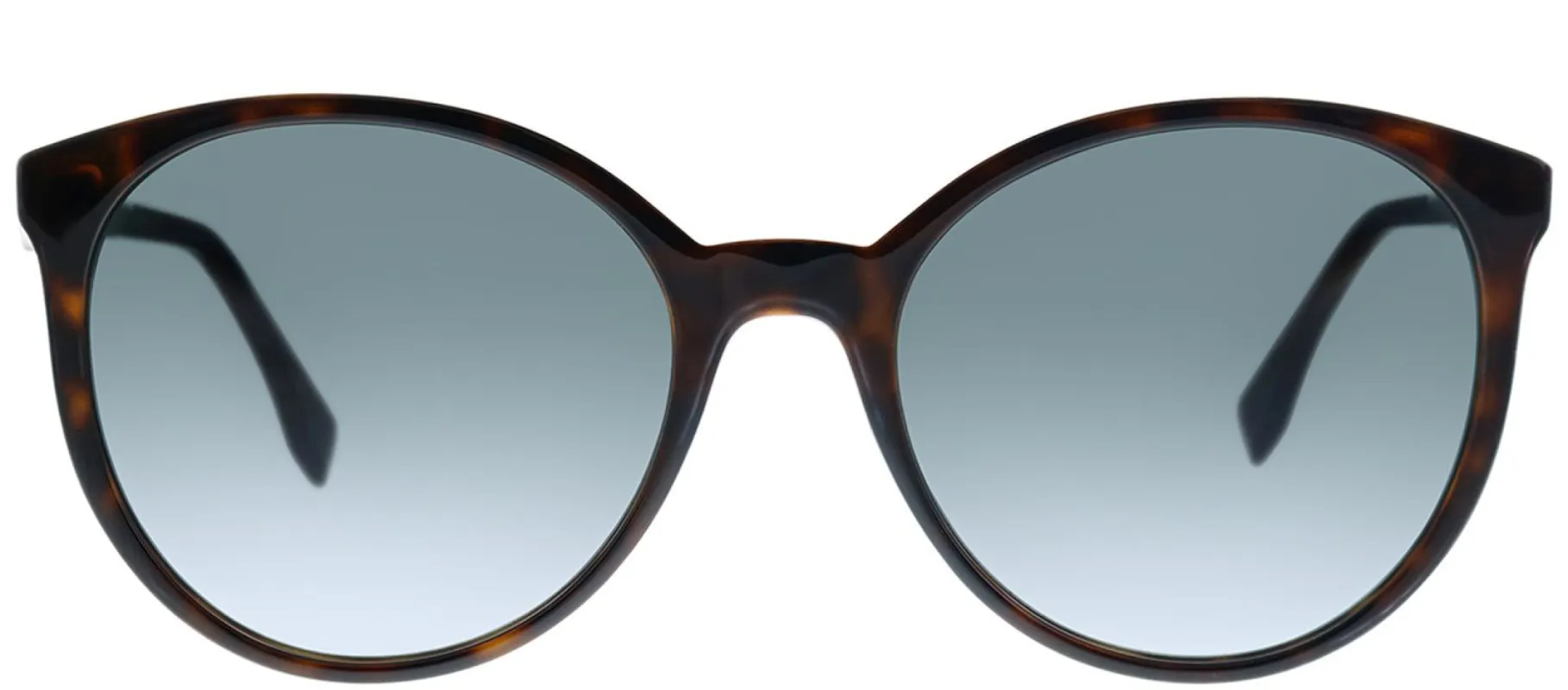 Fendi FF 0288 086 9O Round Plastic Tortoise/ Havana Sunglasses with Grey Gradient Lens sold by Gaffos