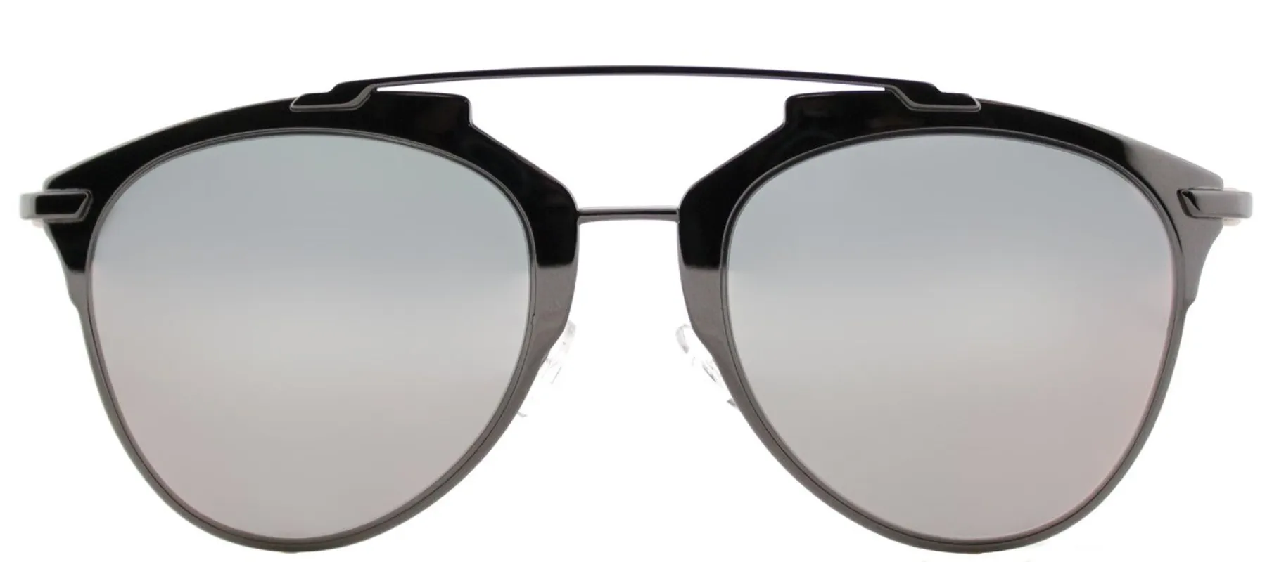 Dior CD Reflected XY2 0J Aviator Metal Ruthenium/ Gunmetal Sunglasses with Rose Gold Mirror Lens sold by Gaffos