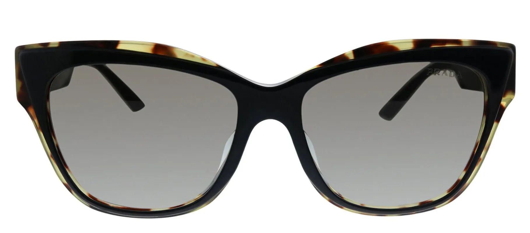 Prada PR 23XSF 3890A7 Cat-Eye Plastic Black Sunglasses with Grey Gradient Lens sold by Gaffos