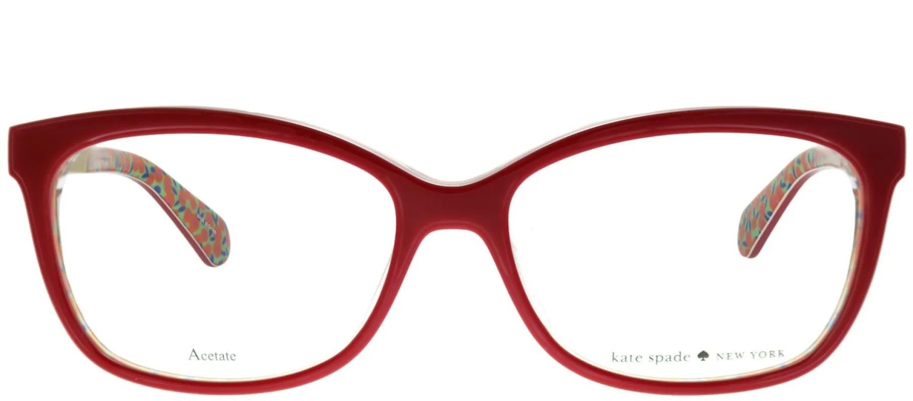 Kate Spade KS Jodiann XSU Rectangular Plastic Burgundy/ Red Eyeglasses with Demo Lens sold by Gaffos