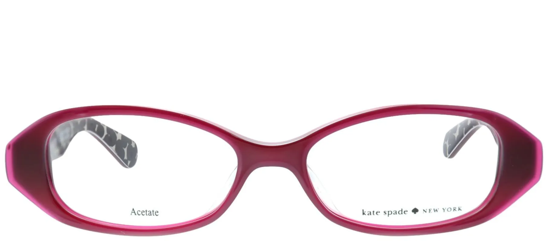 Kate Spade KS Lisann/F S4P Oval Plastic Burgundy/ Red Eyeglasses with Demo Lens sold by Gaffos