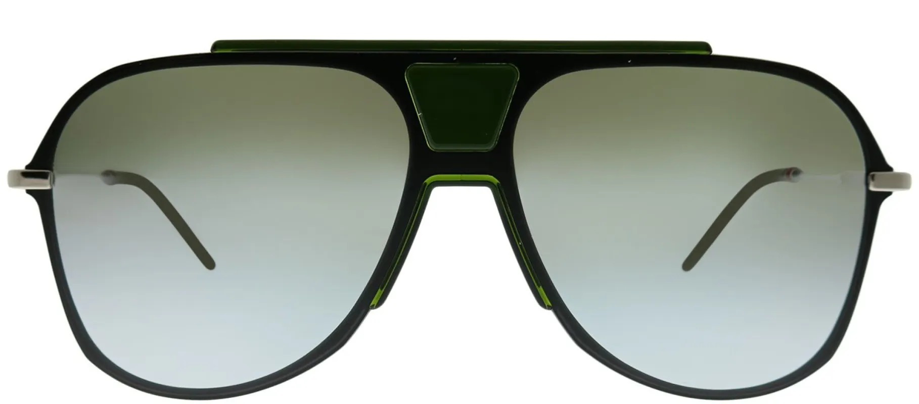 Dior Homme CD 0224S 3OL 0T Aviator Plastic Black Sunglasses with Silver Mirror Lens sold by Gaffos