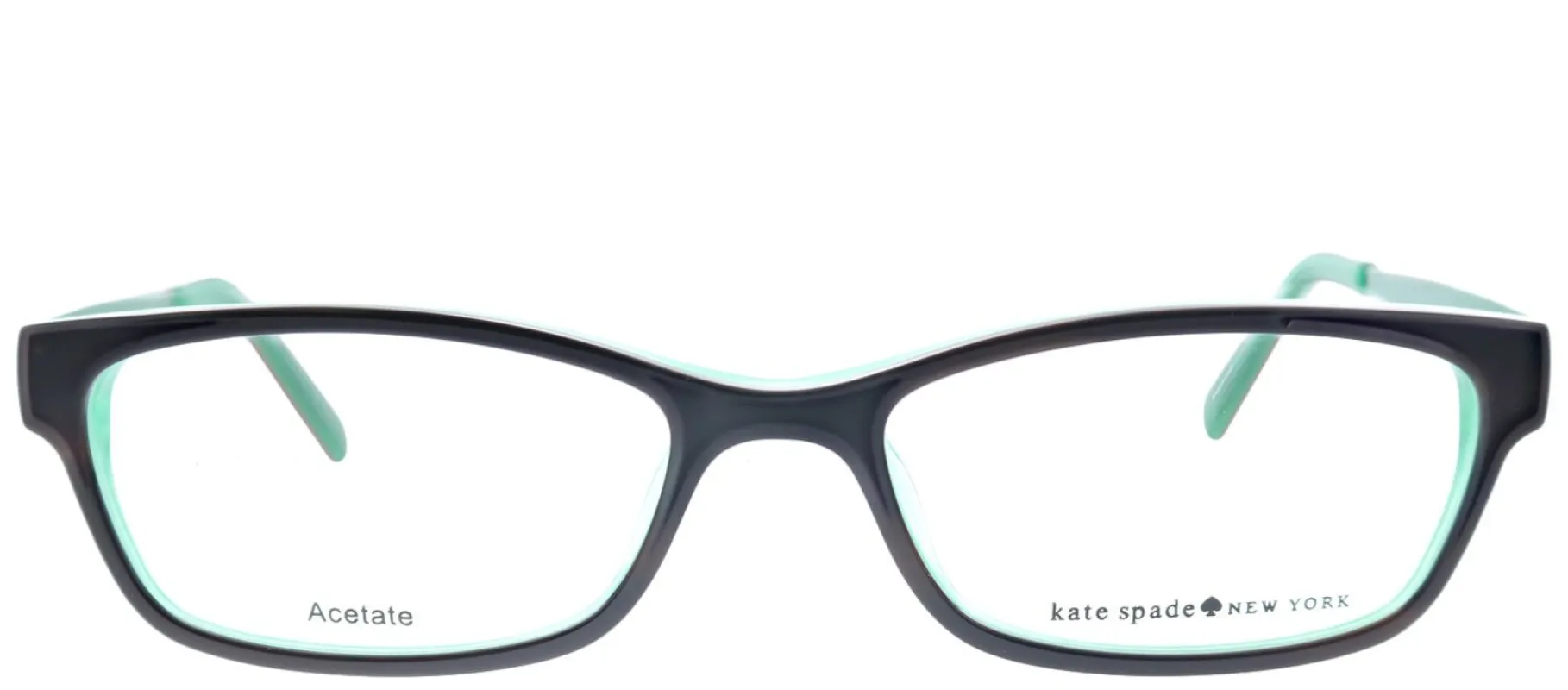 Kate Spade KS Leanne 1Y6 Rectangle Plastic Green Eyeglasses with Demo Lens sold by Gaffos