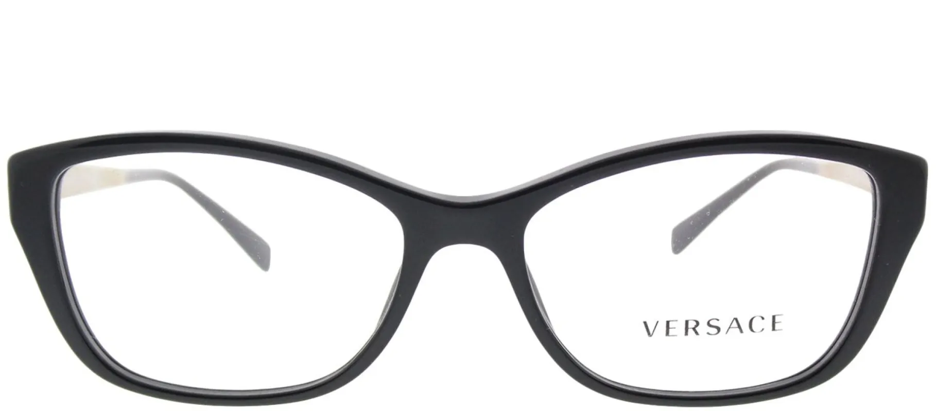 Versace VE 3236 GB1 Cat-Eye Plastic Black Eyeglasses with Demo Lens sold by Gaffos
