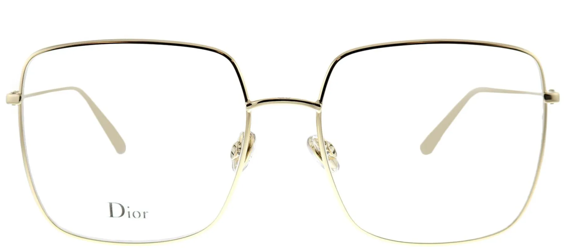 Dior StellaireO 1 J5G Square Metal Gold Eyeglasses with Demo Lens sold by Gaffos