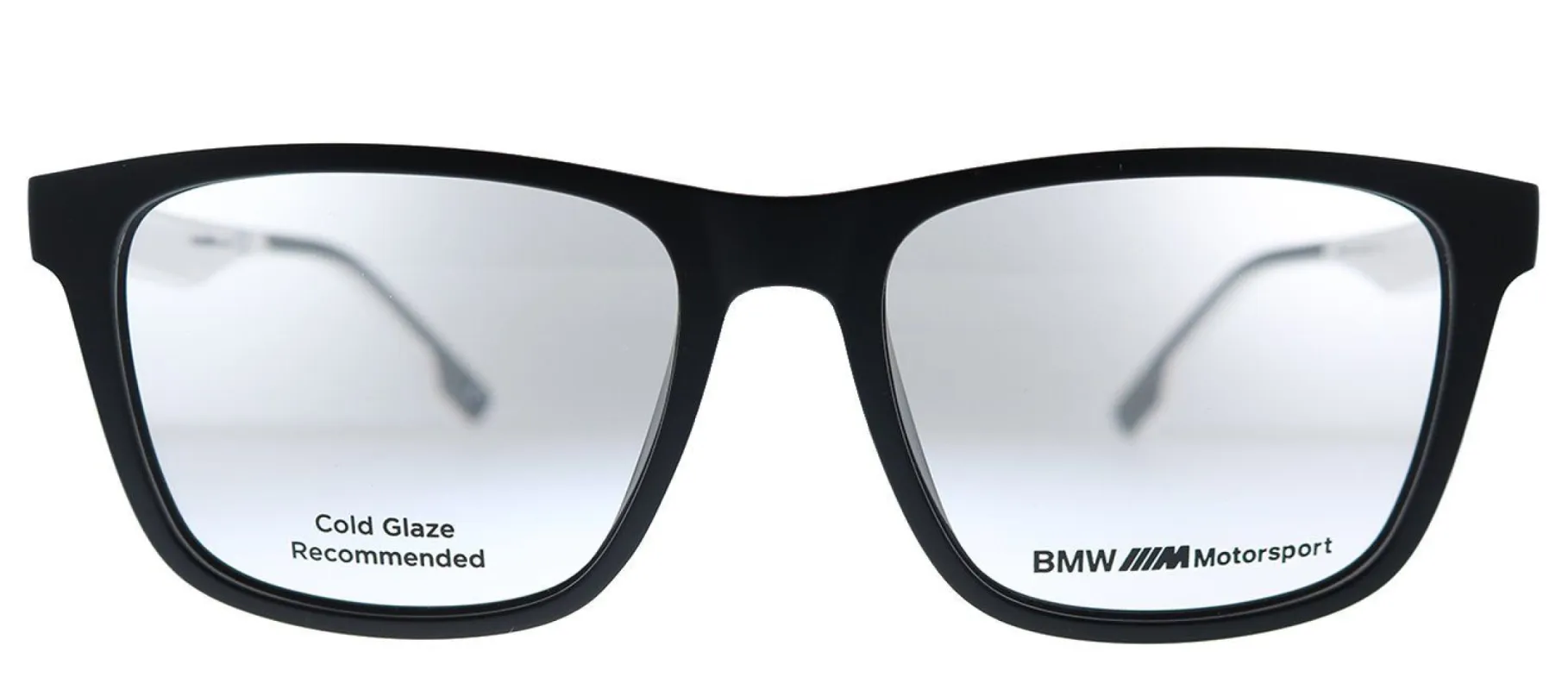 BMW Motorsport BS 5006 002 Square Plastic Black Eyeglasses with Demo Lens sold by Gaffos