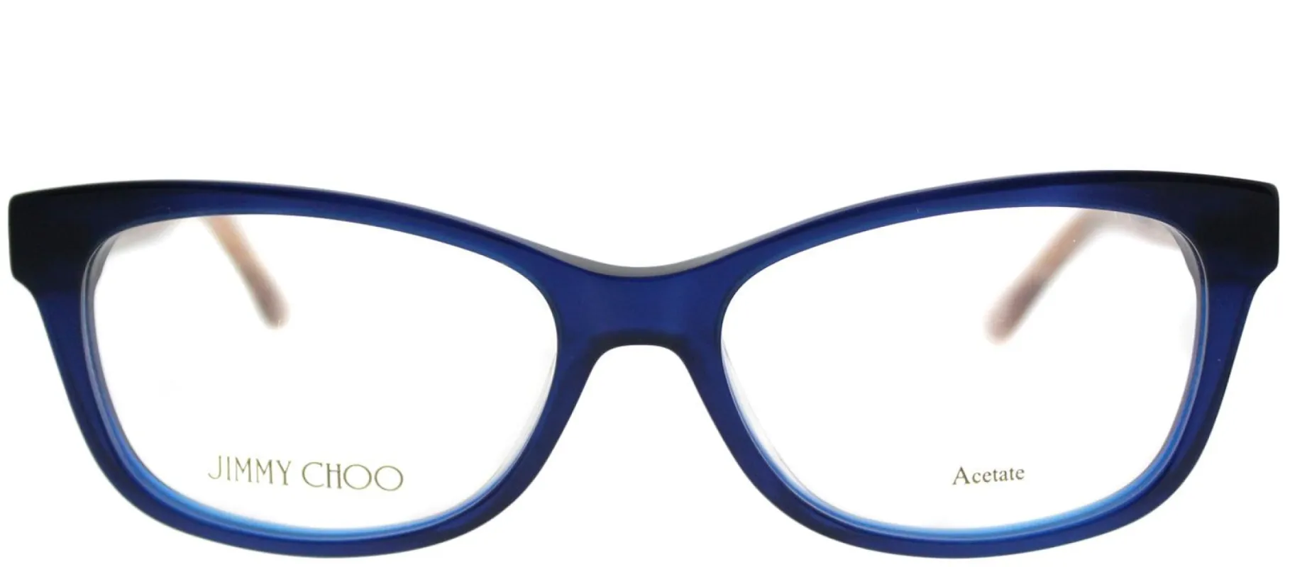 Jimmy Choo JC 193 1ZN Rectangle Plastic Blue Eyeglasses with Demo Lens sold by Gaffos
