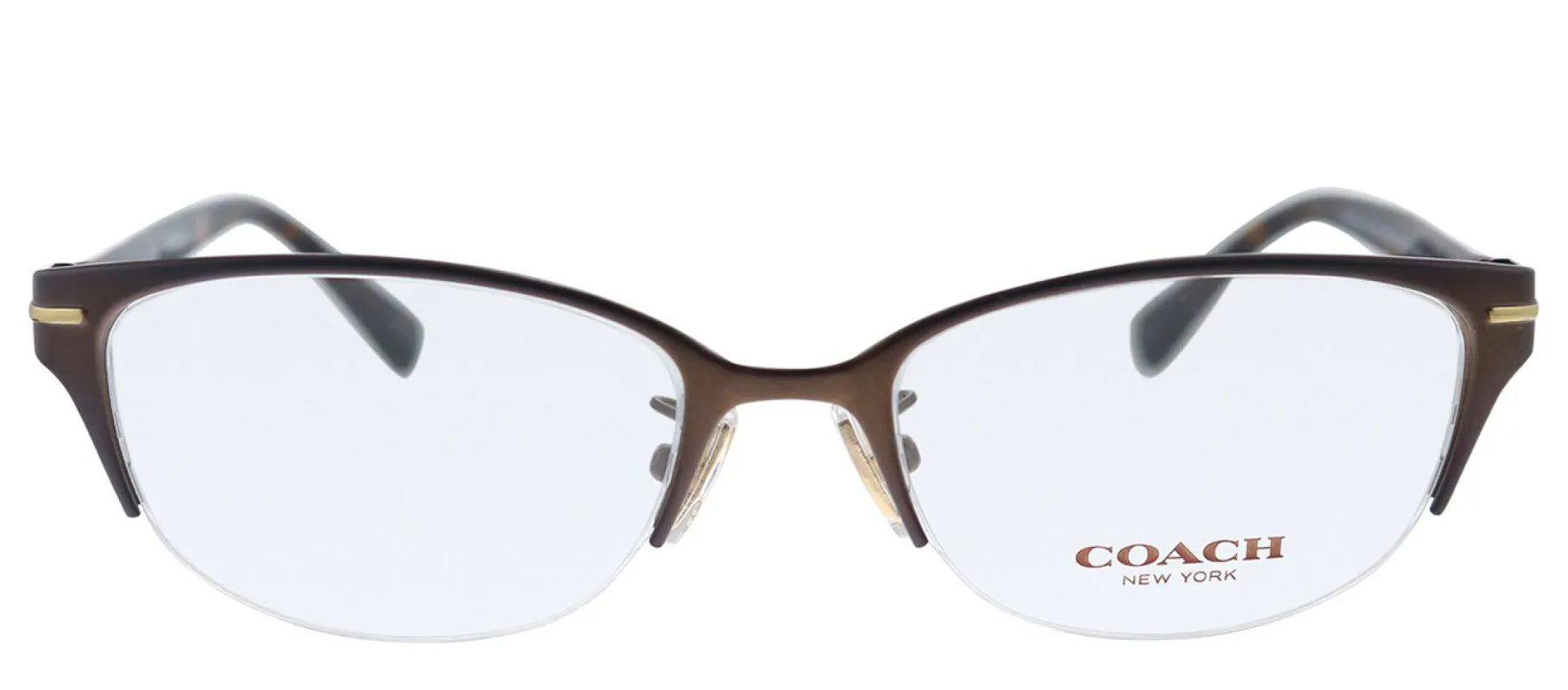 Coach HC 5058 9199 Oval Metal Havana Eyeglasses with Demo Lens sold by Gaffos