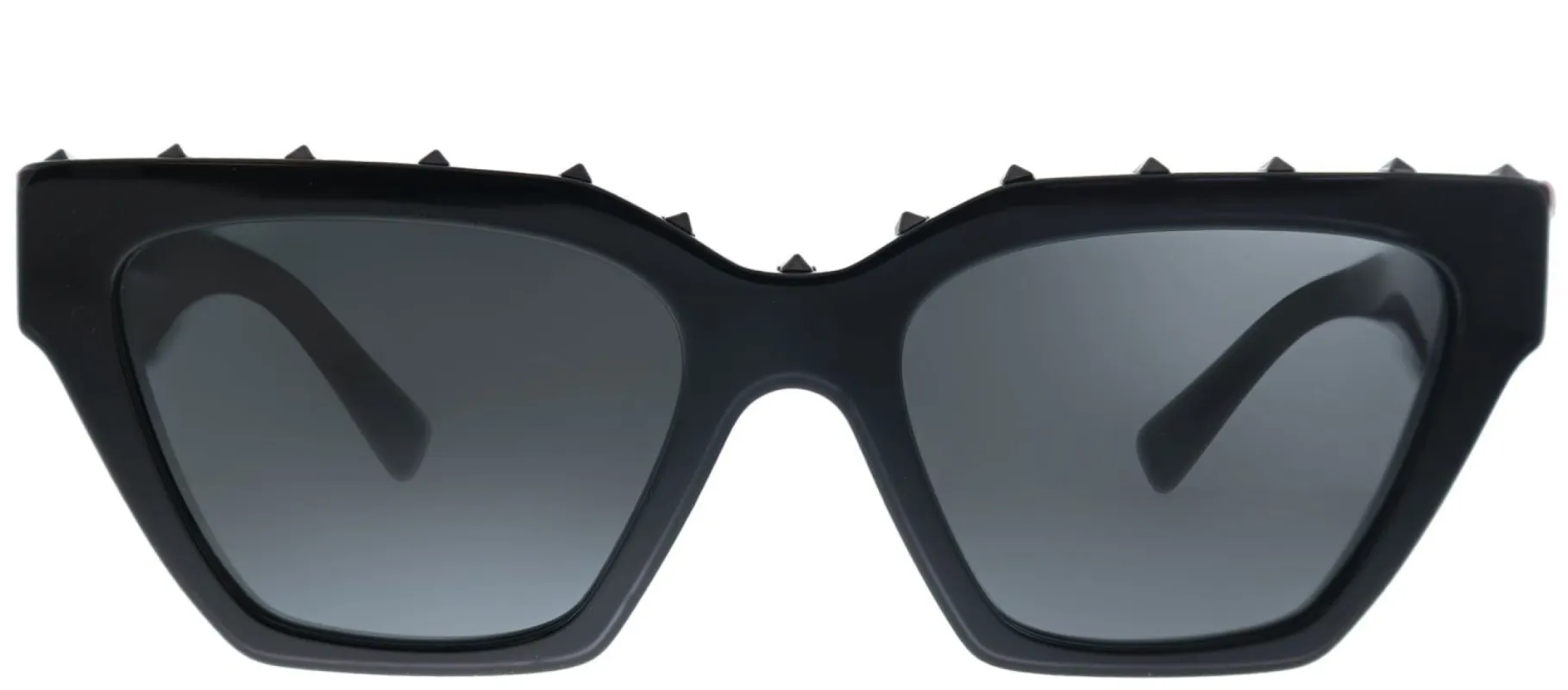 Valentino VA 4046 500187 Cat-Eye Plastic Black Sunglasses with Grey Lens sold by Gaffos