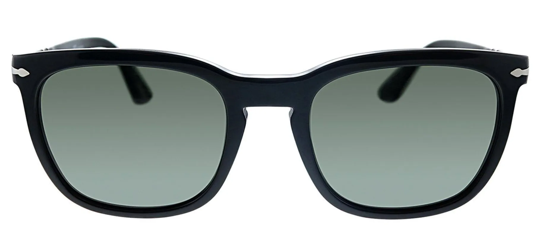 Persol PO 3193S 95/58 Rectangle Plastic Black Sunglasses with Grey Polarized Lens sold by Gaffos