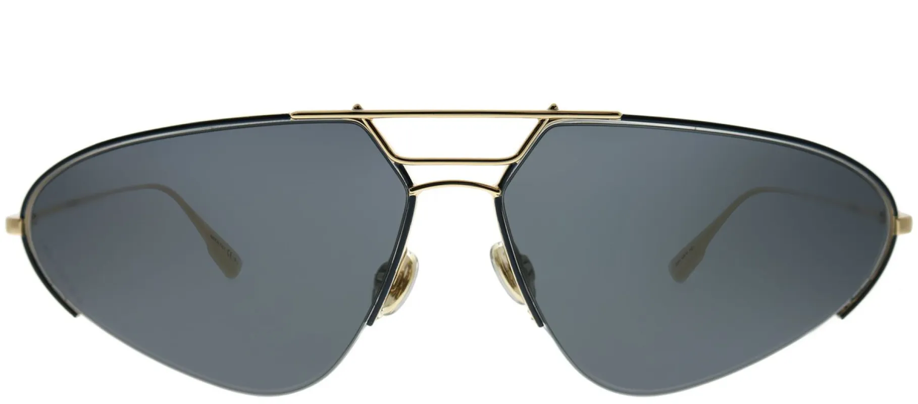 Dior CD Stellaire5 000 2K Oval Metal Gold Sunglasses with Grey Lens sold by Gaffos